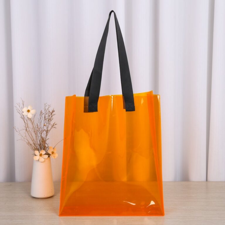 Clear Tote Bag Translucent colored tote bag